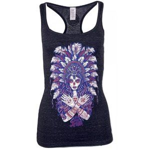 SECRET ARTIST by AFFLICTION Women's TANK MYAN HEAD